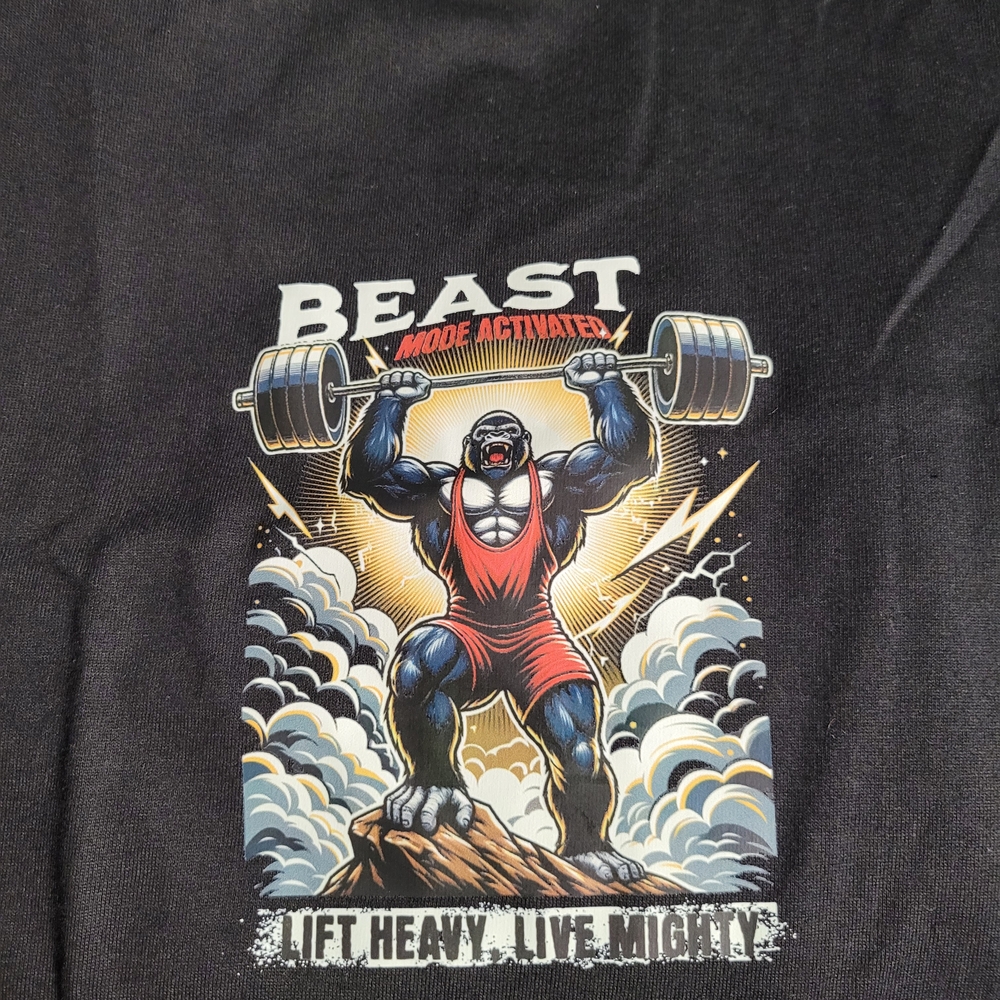 Beast Mode Activated Black Men's Tee